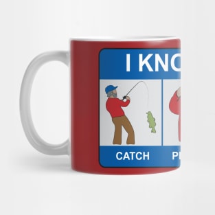 I Know CPR. Catch. Picture. Release Mug